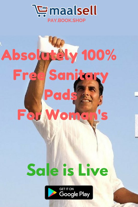 whohiteshcla's tweet photo. 100% free pads sale
@akshaykumar @sonamakapoor @TechnicalGuruji @maalsell @narendramodi @radhika_apte @PadManTheFilm #padman #PadMan9Feb https://t.co/bg1Mi1j1lN