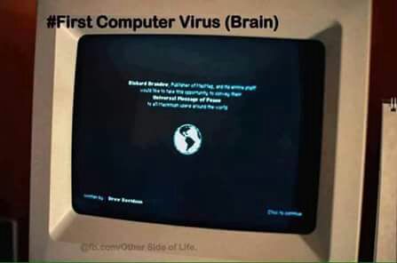 SirohiVivek's tweet image. #FirstComputerVirus