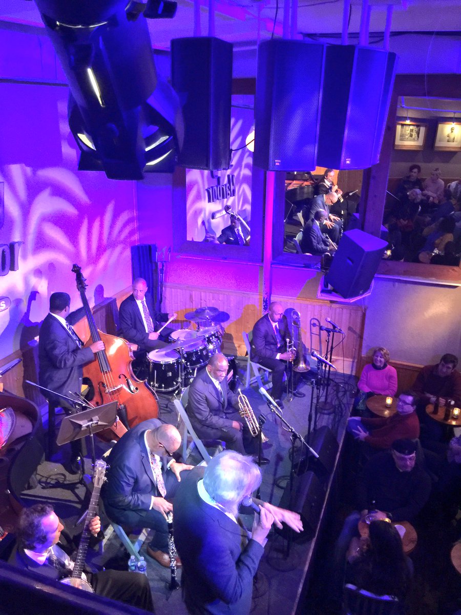 theplanetd's tweet photo. Wowza!!! Huge thanks to Emily at @wfrenchquarter for getting us tickets for tonight's sold out performance at #snugharborjazz #travel #OneTimeInNOLA https://t.co/ScX0S9S0yK