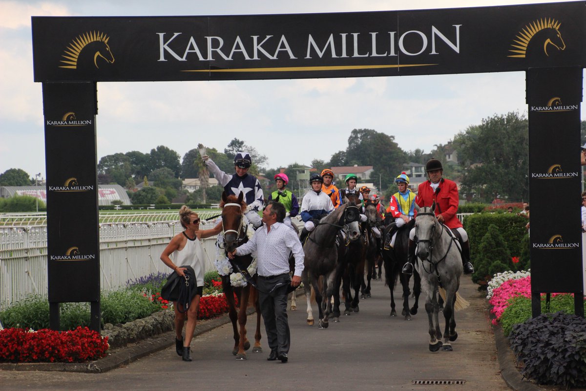 Ellerslie_Races's tweet image. SCOTT BASE scores a huge upset in the first of our features the @KarakaChat Million 3YO Classic for a jubilant @rosiemyers3 and John Benner &amp;amp; Hollie Wynyard @brighthillfarm