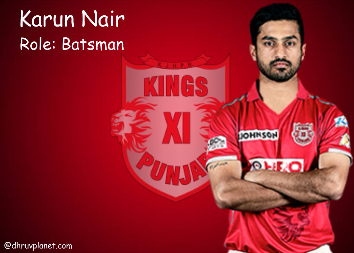KXIP_IPL_Report's tweet photo. Kings XI Punjab Buy Karun Nair
#IPL #IPL2018 #KXIP #IPL11 #IPLAuction #KingsXIPunjab
For Other Players: https://t.co/OmkqDXIrYL https://t.co/IeEdqpWw84