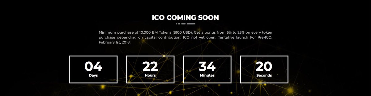 BMTokensICO's tweet photo. ONLY 4️⃣ DAYS REMAINING BEFORE THE COMMENCEMENT OF #BMTokens #ICO 💰

Don’t miss out, sign up for our whitelist at: 

https://t.co/XqQNGWp2SU https://t.co/gz6Y7l9Quj