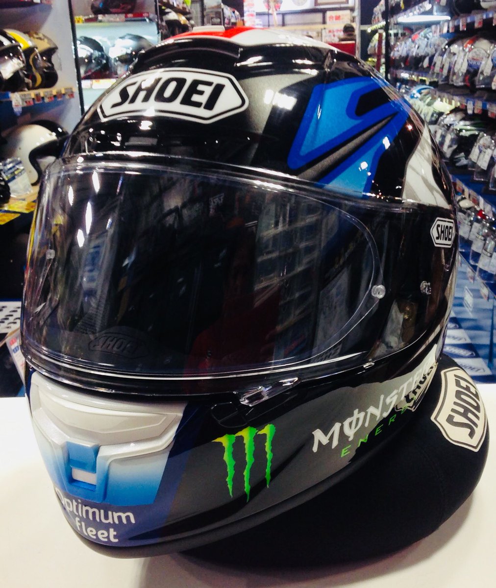 SHOEI X-14 ブラッドリー スミスレプリカヘルメットに本人と同様の