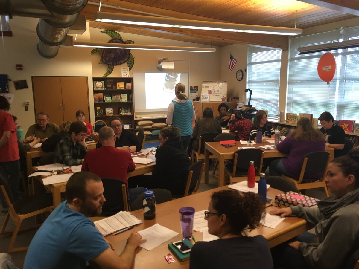 MannGrit's tweet photo. Mann staff doing what they do best—-digging into the data and making the needed instructional shifts to grow 1.5+years growth in a years time #manngrit #dataday @CurriculumAssoc #hattie https://t.co/pgRsrcL8i5