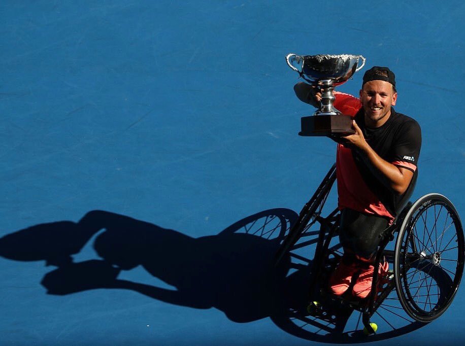 Congrats to the mayor of Melbourne RT @DylanAlcott: FOUR IN A ROW BABY @AustralianOpen #ausopen