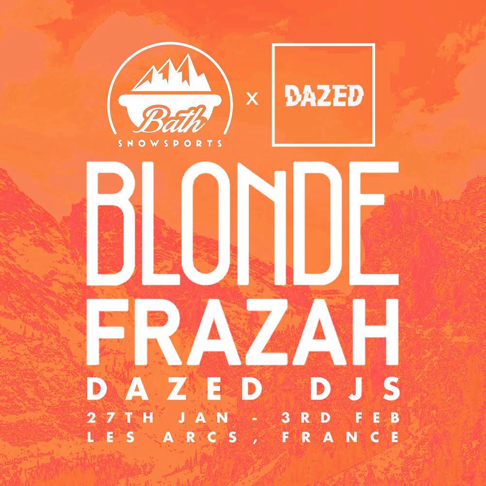 Today our residents are off to Les Arcs to support <a href="/Blondesound/">Blonde</a> for <a href="/BathSnowsports/">Bath Snowsports</a> &amp; week of hosting parties in the mountains!⚡️🔊🎉 #Dazed