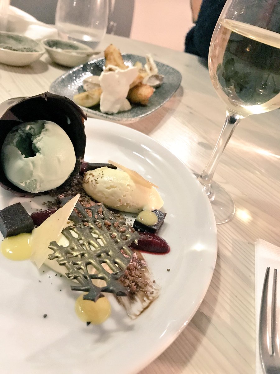 julesserkin's tweet photo. Brilliant fun last night @GandDchefs #covertdining with @MrHariCovert - great to see passion in #chefs & also Steve Wren the owner ! H/m butter ! & #glutenfree #bread https://t.co/ANt9irAEpO
