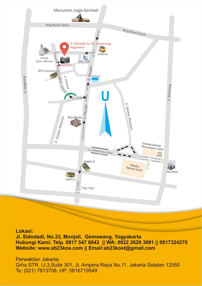 AB23KOS's tweet image. AB23KOS: HARIAN, MINGGUAN, BULANAN, AB23Kos Yogyakarta merupakan Kos Eksklusif menawarkan tempat kos yang nyaman, aman, dan terpercaya