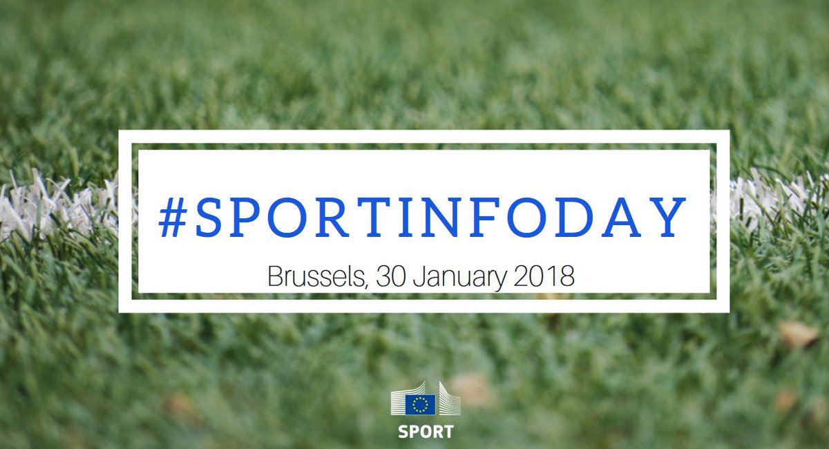 Looking forward to meeting you @ #SportInfoDay next week on 30 Jan! For those who cannot come to Brussels: online web streaming for all #SportInfoDay sessions will be available in EN, FR, DE, ES and IT? Stay tuned. More @ eacea.ec.europa.eu/erasmus-plus/e….