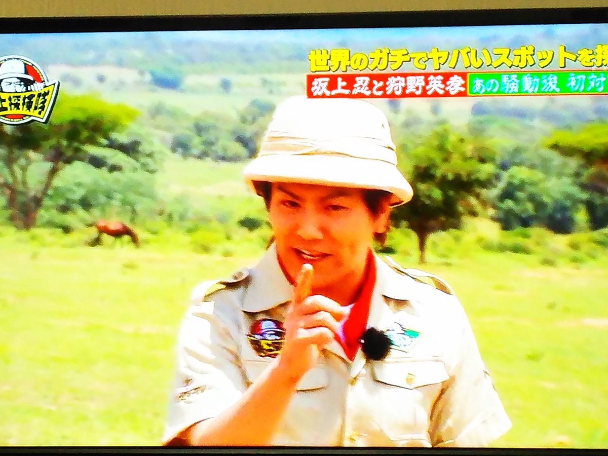 ほんとに怖いのはチーターじゃなくてテレビ 視聴者が引くほど体を張った狩野英孝さん 着ぐるみでアフリカの動物に接触 坂上探検隊 Togetter