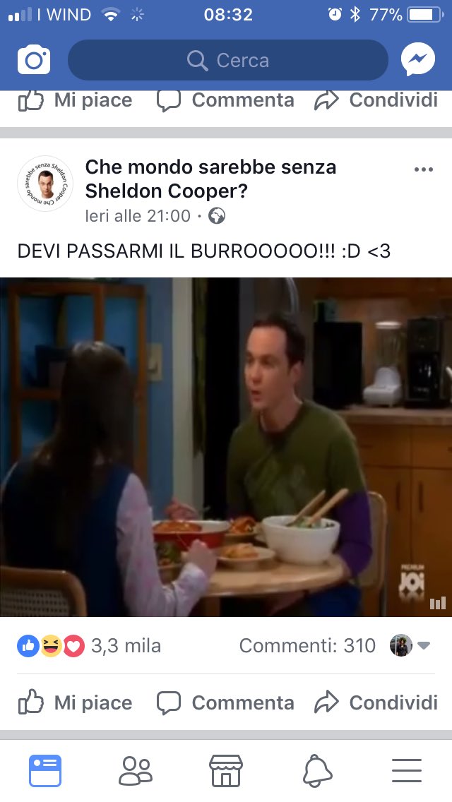 BaggioChiara95's tweet image. Alle 18.30 @marianodiotto ci parla di un episodio di #TheBigBangTheory .. e alle 21 la pagina dedicata a #SheldonCooper pubblica lo stesso... coincidenze? 😱 Lo #IUSVE è sempre un passo avanti 😎