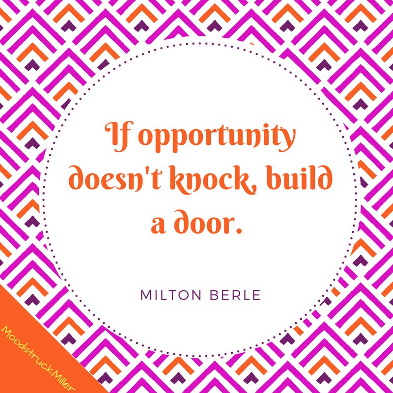 MoodstruckJM's tweet photo. Sometimes you gotta build the door, sometimes you gotta smash a hole in the wall, other times an opportunity will present itself to you, but you have to be the one to turn the handle and step through.   It's your choice to stand in the grey corridor or step through to see what... https://t.co/YqMFveRSka