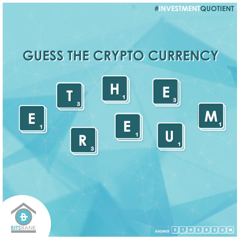 BitsBank_Offc's tweet image. Scratch your brain and guess this #Cryptocurrency.

Check your #InvestmentQuotient #IQ #cryptocurrencynews #puzzle