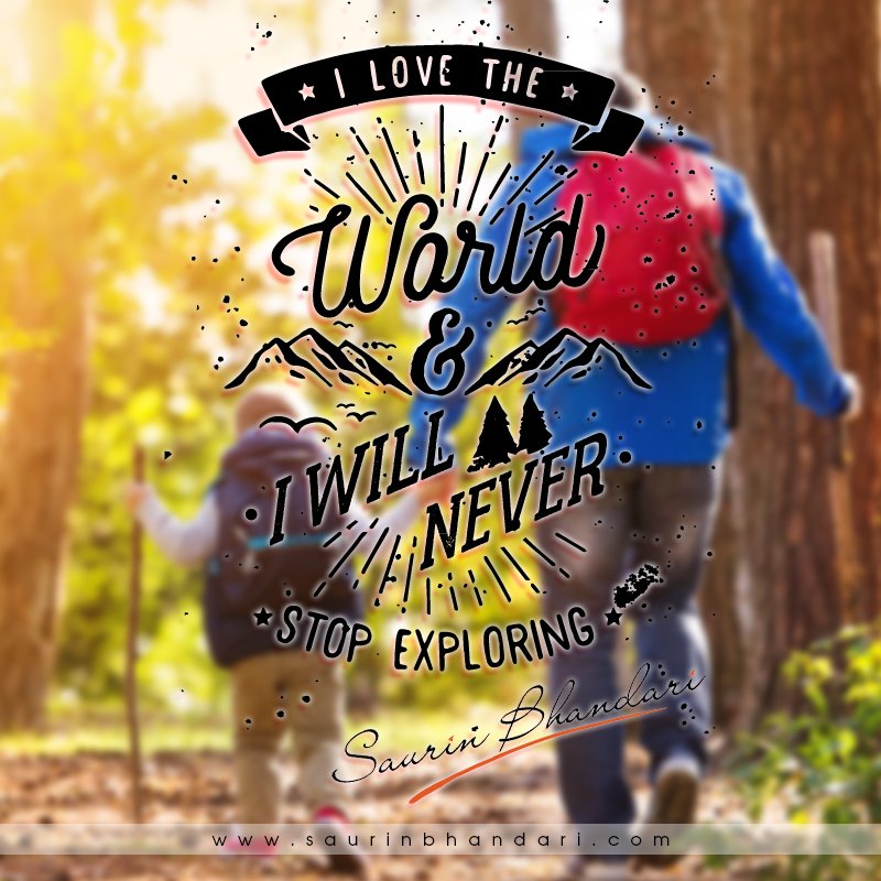 bhandari_saurin's tweet photo. @bhandari_saurin
Love The World & I will Never.
Stop Exploring!!
#LovetheWorld #World #StopExploring #Exploring #BePositive #Happiness #Motivation #Quotes #MotivationQuotes #Inspiration #InspirationQuotes #Saturday #HappySaturday https://t.co/kA2HZahuKU