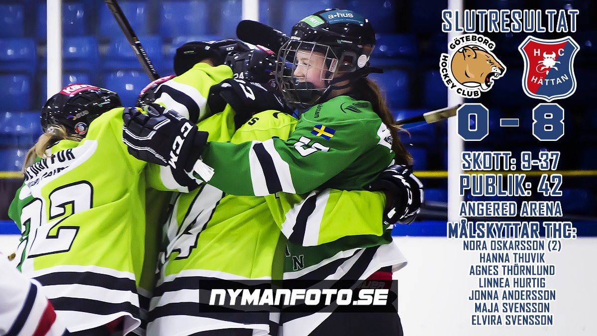 Storseger för Trollhättans HC Ladies  mot Göteborg i Damettan Södra igår!