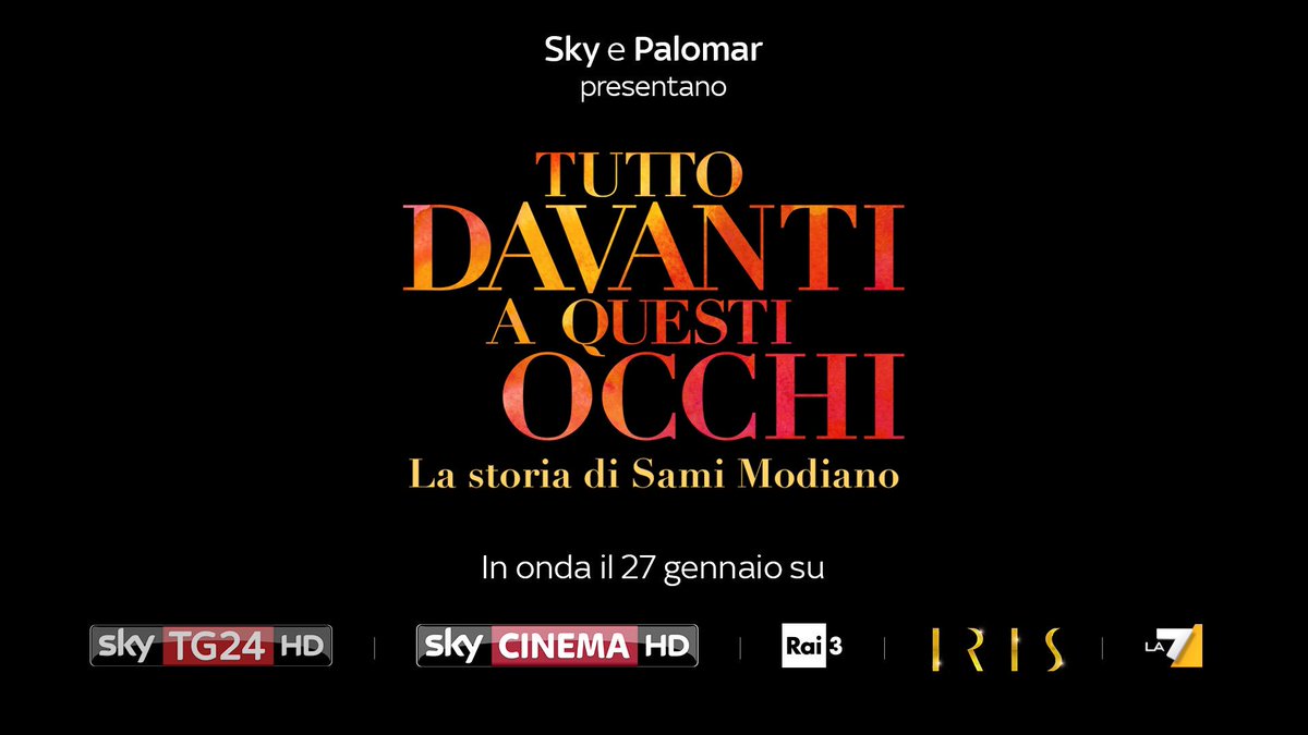 #GiornataDellaMemoria2018 
Grazie #SamiModiano per aiutarci a non dimenticare