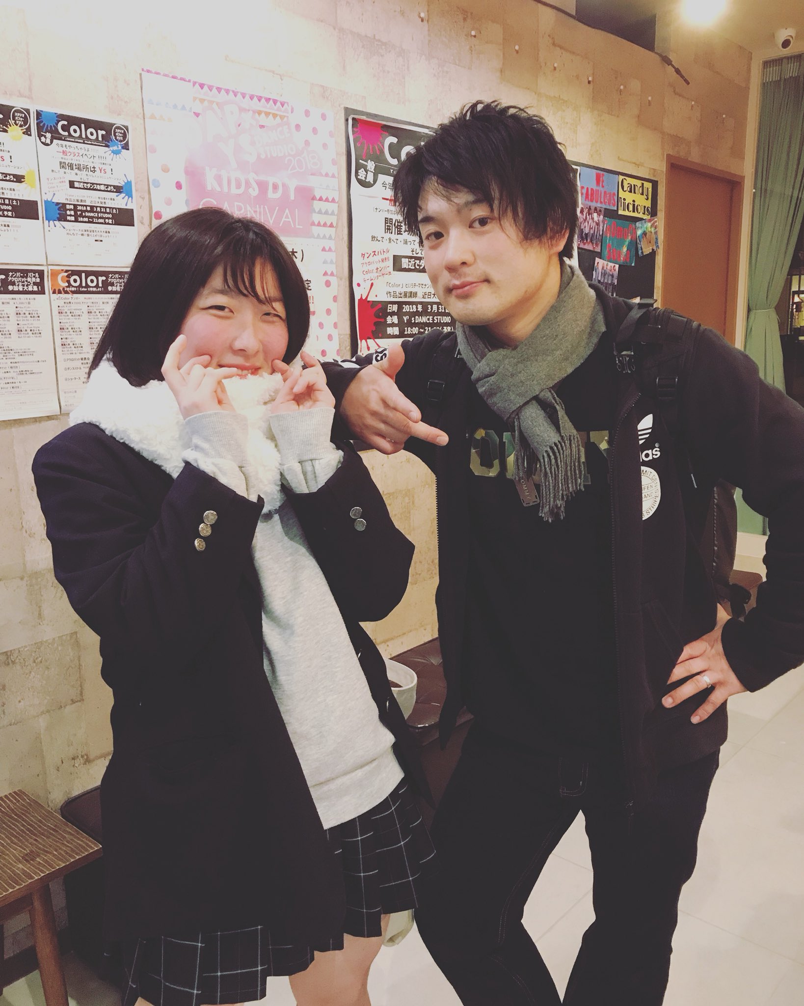 Pika ハルが受験の為一時y Sお休み期間に入ります しょっちゅう会うので寂しさは無いけど またy Sで一緒に踊れるのを楽しみに待ってます 頑張れはる 受験生 可愛い生徒 T Co Jc2woh0w1l Twitter