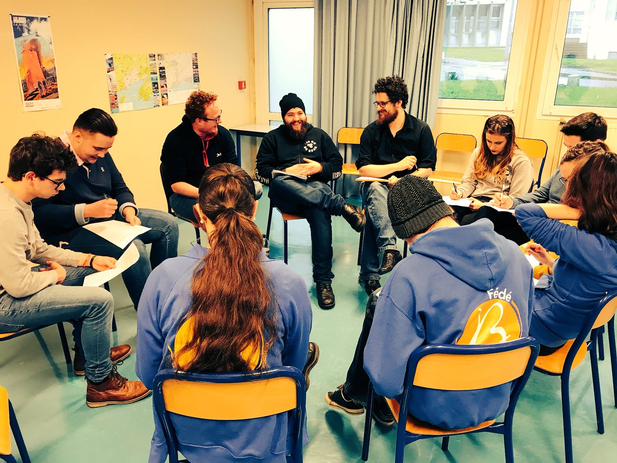 C’est parti pour 2 jours avec la future équipe de formateurs et formatrices de la FédéB ! 
#Formation #EducPop cc <a href="/La_FAGE/">FAGE</a> @fedeb29