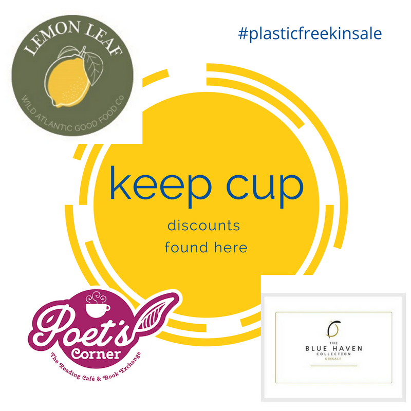 Now, here is good news. These businesses already offer discounts when you bring your own cup #plasticfreekinsale #plasticfree #plasticpollution #sickofplastic #irishrecycle#pollutionsolution#recycleireland  #kinsale #cork #WildAtlanticWay #keepcup #keepcupstyle #keepcupcork