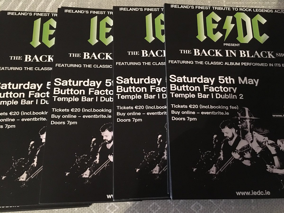 iedcband's tweet photo. Flyers are in!! Roll on May! https://t.co/m8zR1HD7AH