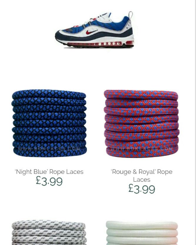 BOKLaces's tweet photo. Lacelift your Air Max 98 'Tour Yellow' &amp; 'Gundam'  options available now!

https://t.co/pR0Jr1TFk2

#lacelift #airmax98 #airmax98s #touryellow #gundam #gundam98 #airmaxday #nike  #am98 #am1 #am93 #am95 #ambw #am93  #nike #nikeair  #kicksonfire #retro #kotd https://t.co/UmxZsdiyzQ