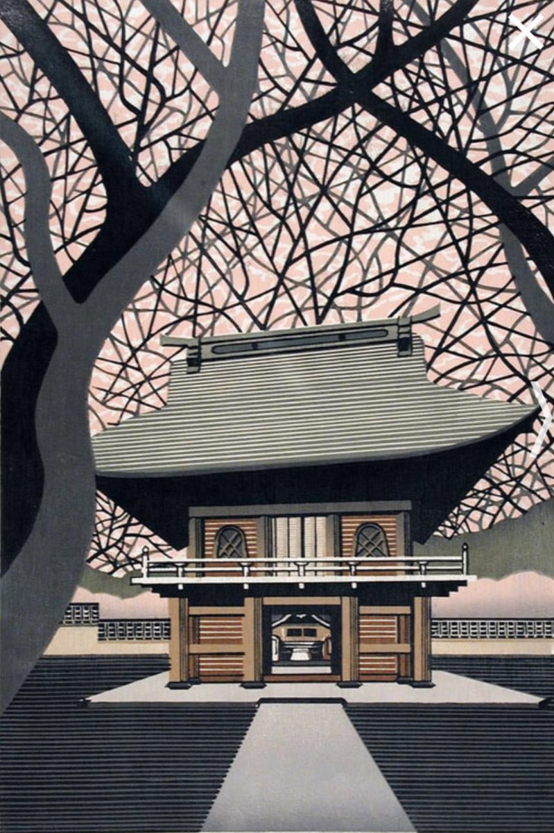 Kamal Bakhshi Modern Asian Art will be exhibiting this woodblock print by Morimura Ray. Titled ‘Musashikokobunji’ (1948). #wop18 #worksonpaperfair #kamalbakhshi <a href="/kamalbakhshi/">Kamal Bakhshi</a>