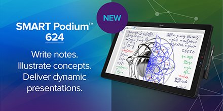 SMART_Tech's tweet photo. Have you met the new SMART Podium yet? Don't miss your chance to stop by stand D90 and check it out! #Bett2018 #SMARTBett https://t.co/sTEdlF0pMi