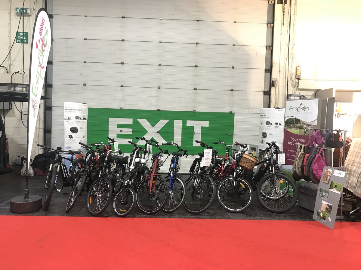 espokescycles's tweet image. Come and find us inside the @AppleTreeEX #motorhome show @WestpointExeter today and tomorrow #electricbikes #ebikes #Devon #Exeter