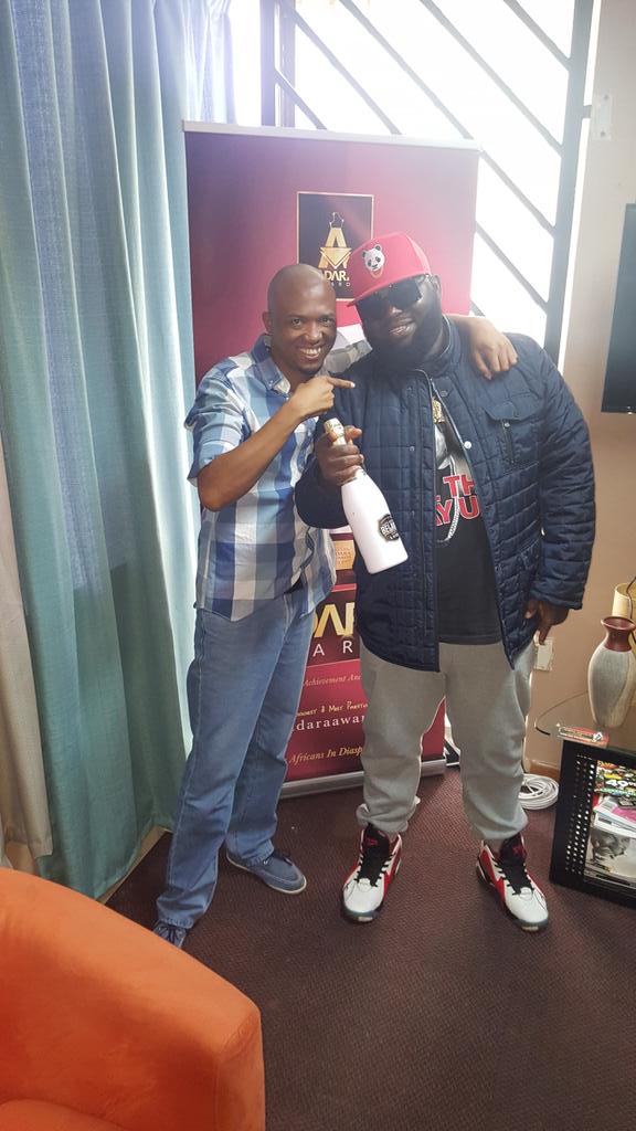 theafrioneshow's tweet photo. With#AfricasRickRoss@Boss
and@Fortunekighlex on #TheAfricanismShow 
Thank you for tunning.
Lets do dis again next week as we#Celebrateourown right here on
#DexterityRadio 
#AfricanCollaboration 
#ADARAAWARDS2018 https://t.co/hYSTvz1oLU