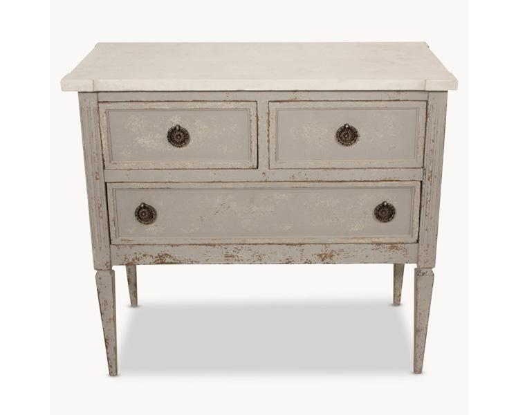 WorldIntUK's tweet image. Woodcroft Stone Top Colonial Grey Commode with 3 Drawers! Check it out here: bit.ly/2n3koBI     #furniture #solidwood