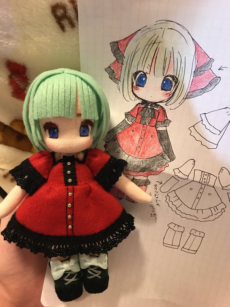 yamachiページ　ミニチュア　ハンドメイドドール服 リトでびーず！@ぱぴ作業中 on X: 