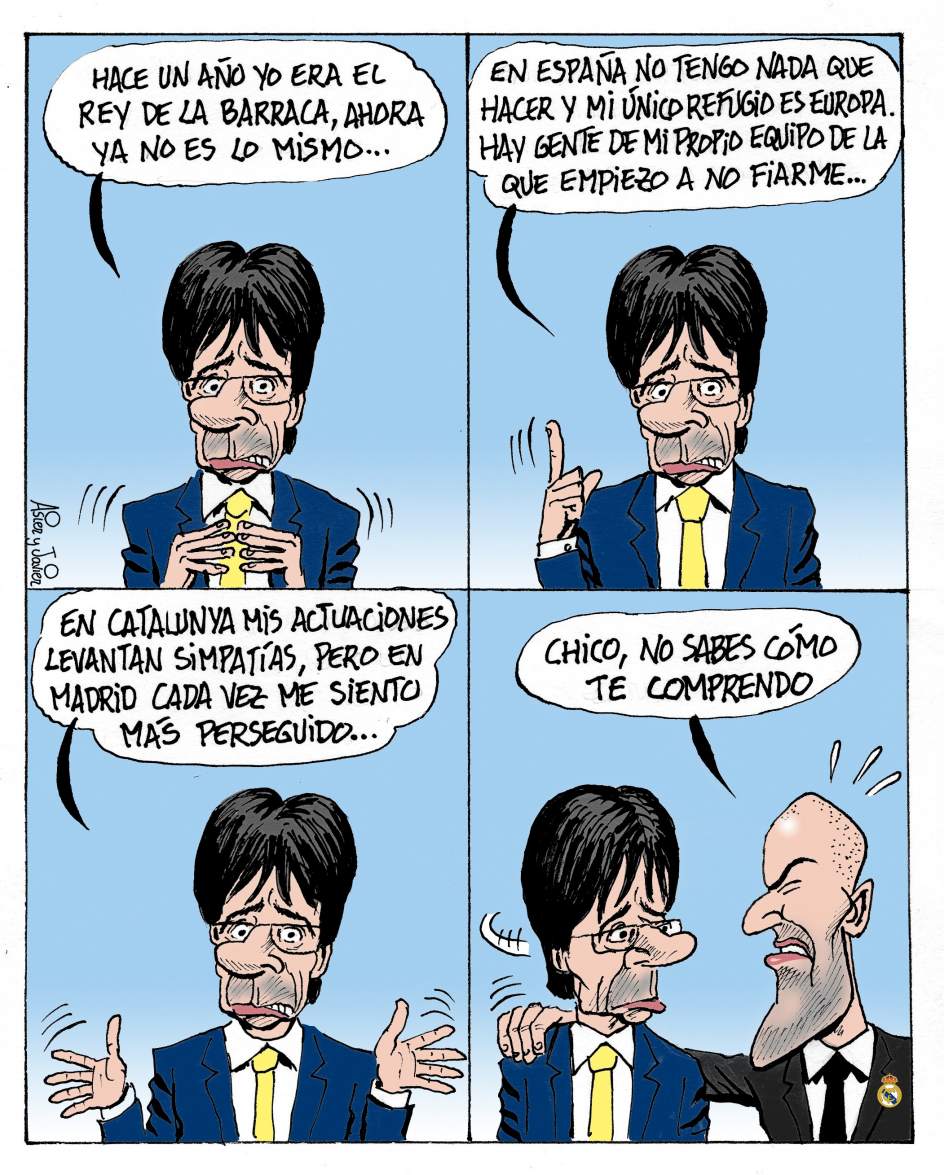 20m's tweet photo. Puigdemont y Zidane https://t.co/ZAW9kndx4C por @AsieryJavier_HG https://t.co/cJ7OXXqsQE