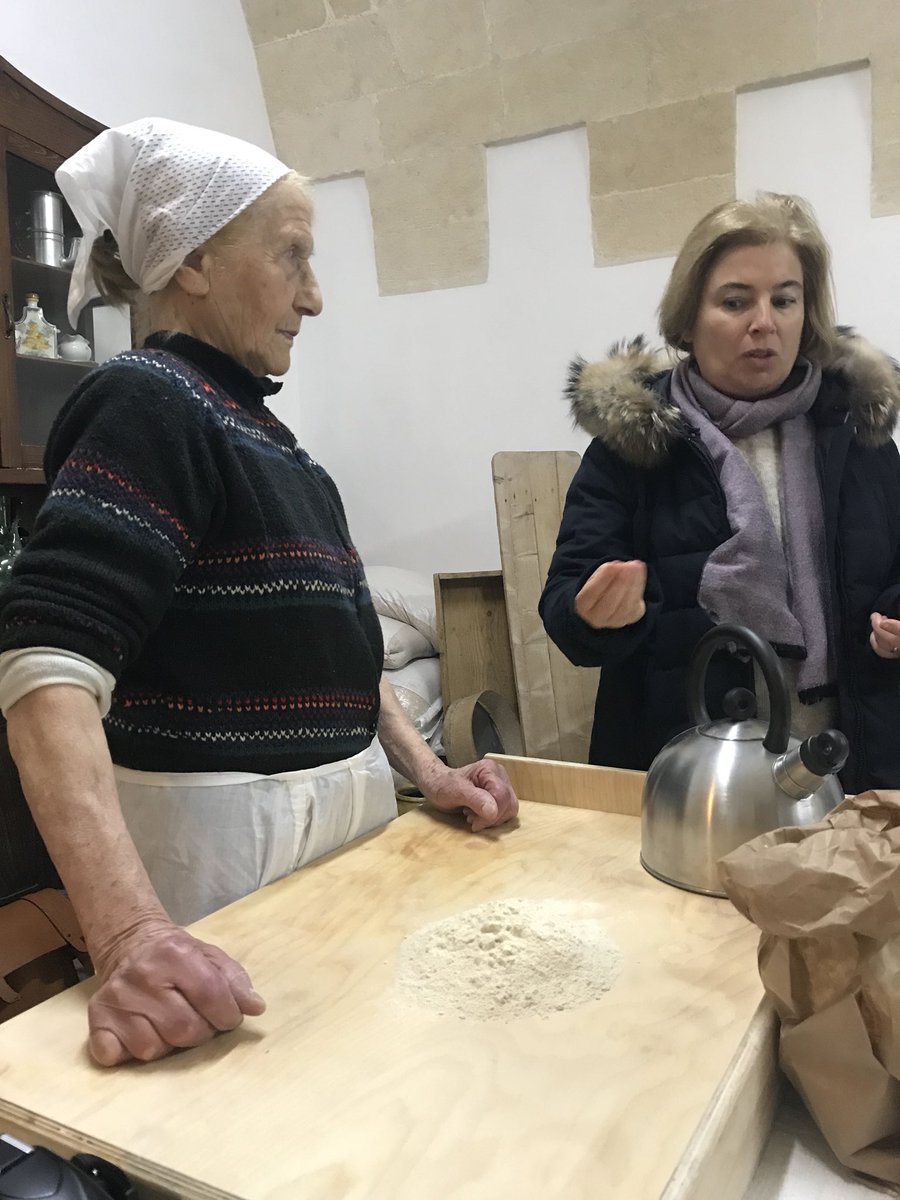 PassionforH's tweet photo. Amazing experience at @fornoottocento making #Orecchiette #pasta with grandma Orsola and family @VisitGinosa @WeAreInPuglia #Ginosa https://t.co/onwmSpvBw8