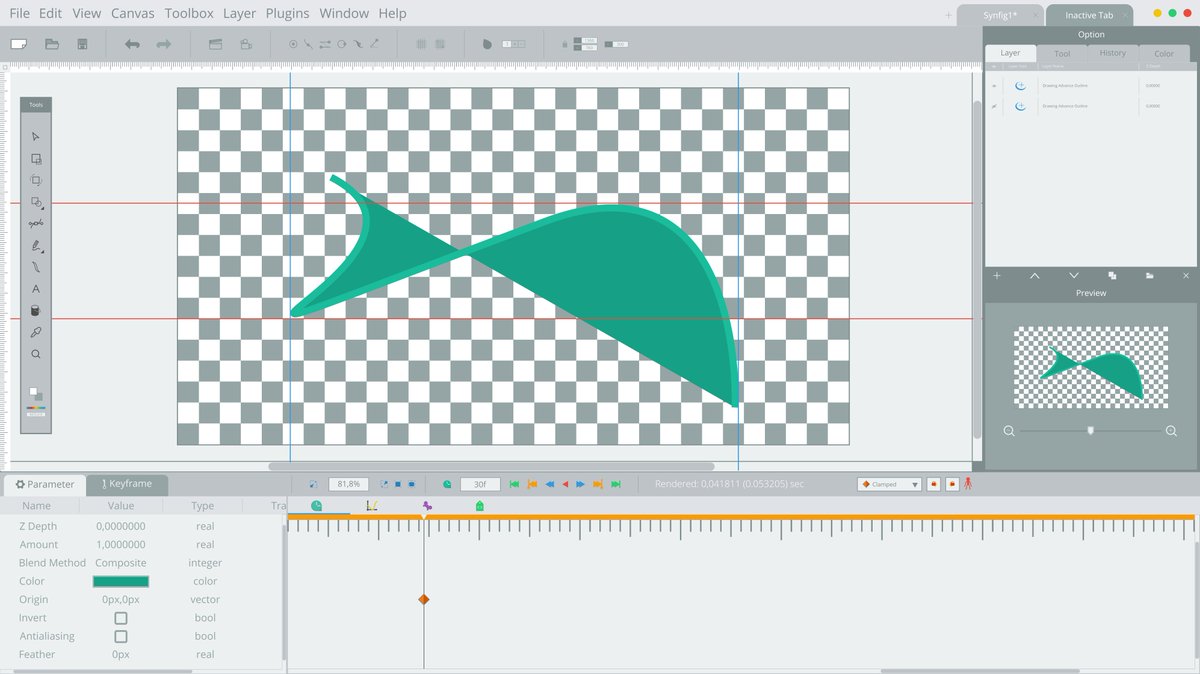 raniaamina_id's tweet photo. Coba-coba melakukan desain ulang antarmuka #Synfig (#synfigstudio).
Synfig merupakan aplikasi #FOSS untuk membuat #animasi dua dimensi. https://t.co/m7eSjummcU