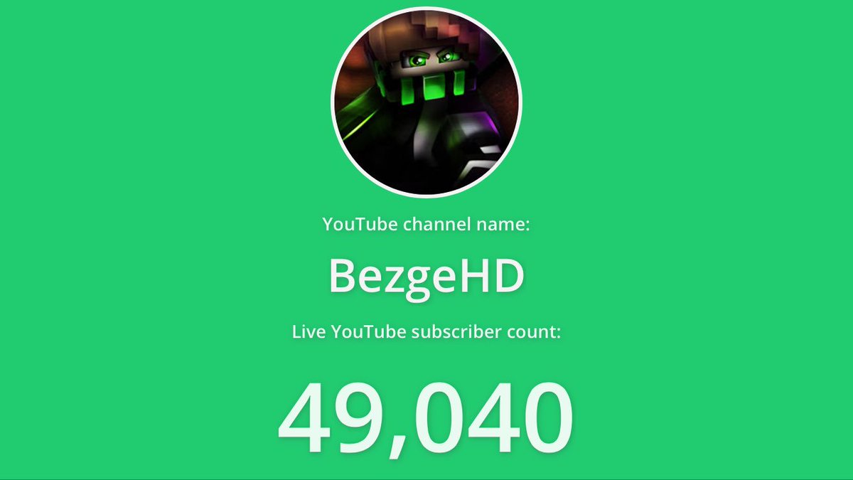 _OfficialMxrcel's tweet photo. Leude...Ihr wollt doch auch das @BezgeHD die 50k voll macht.Dann Abboniert den Kanal und gönnt ihm die 50k! https://t.co/6EP3PBtqVC