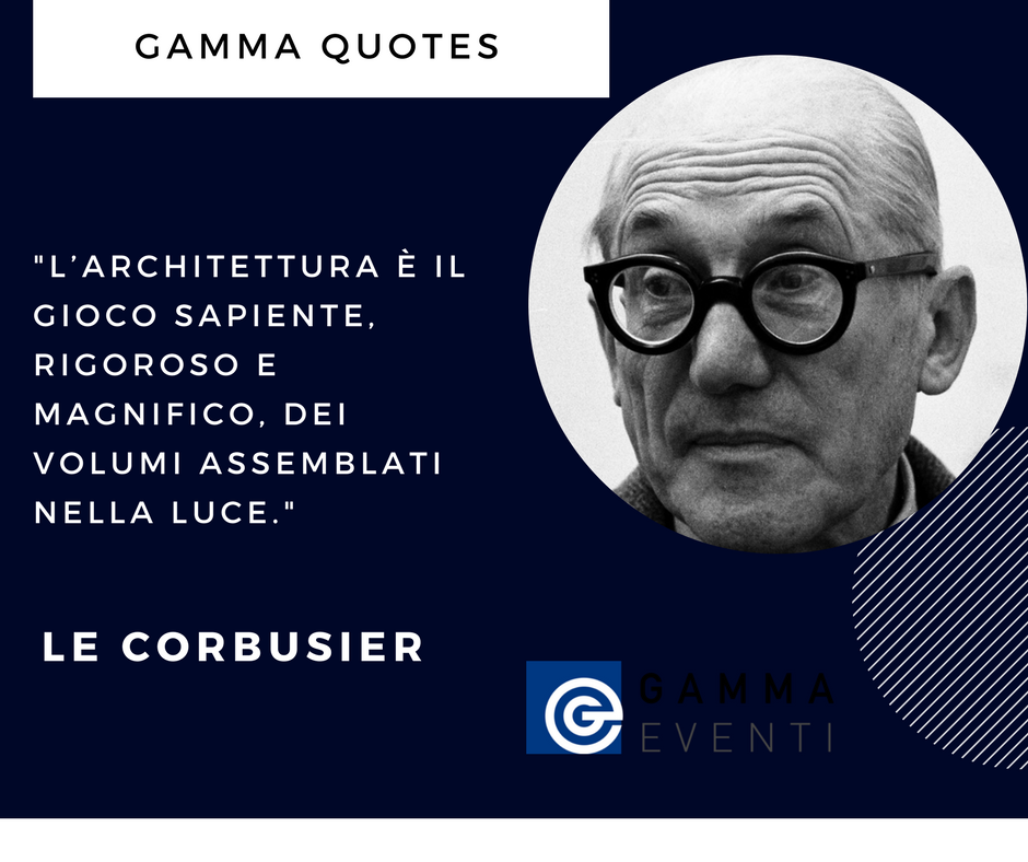 GammaEventi's tweet photo. Le Corbusier: architetto, urbanista e designer svizzero naturalizzato francese, considerato uno dei più importanti e innovativi del Novecento 👉👉 https://t.co/dGcQcrnhGG