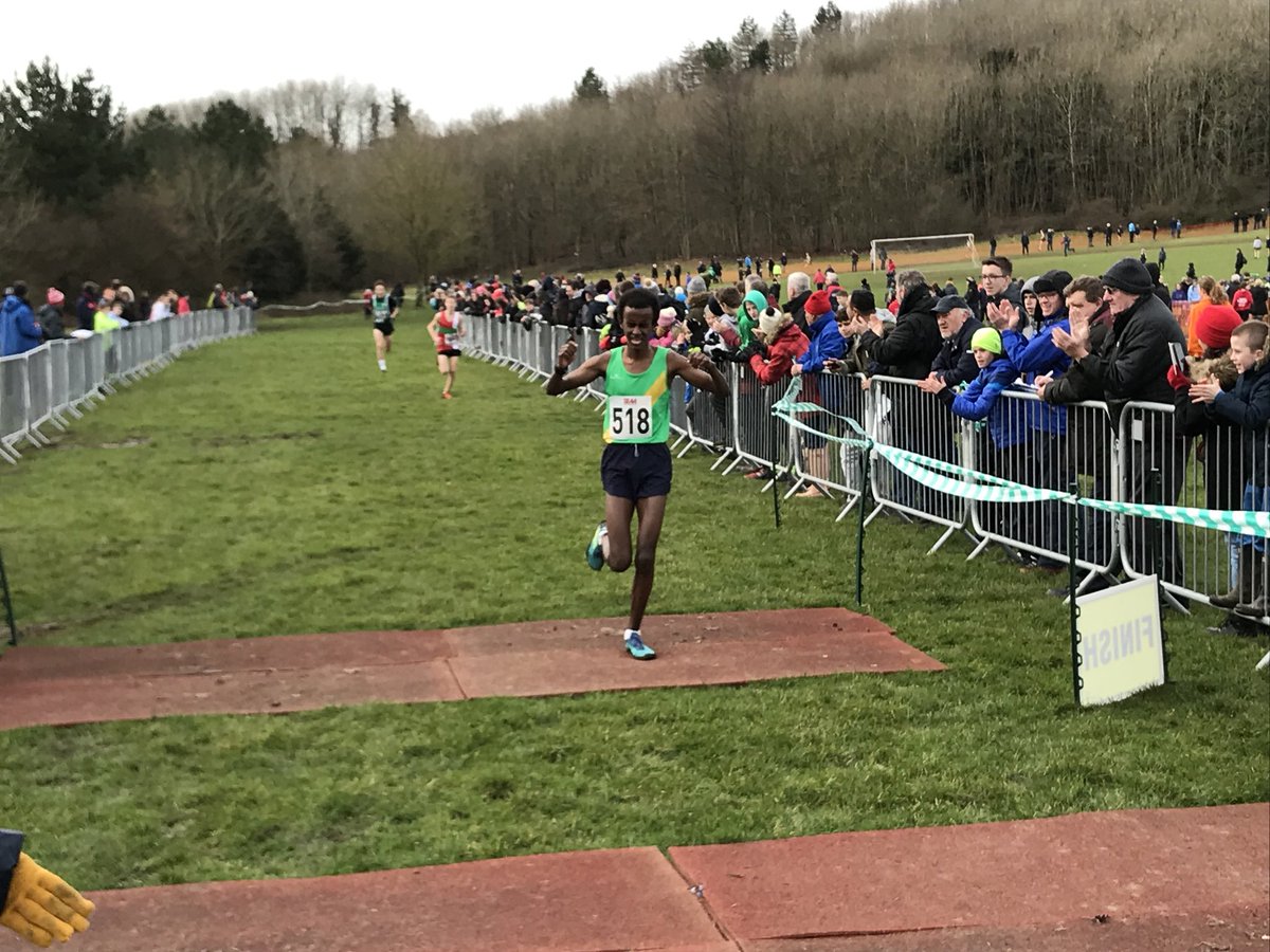 MohamedAli wins U15 race at South of England XC at Brighton