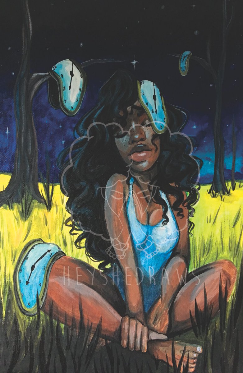 heyshedraws's tweet photo. Alright guys. @SZA is coming to my city in 5 days and I really want to give her this painting. Can we all take 3 secs to RT and tag her plz?! We got so close last time...BLACK TWITTER DO UR THING AGAIN PLZ😩🙏🏽 https://t.co/TvNCeC0Mb8