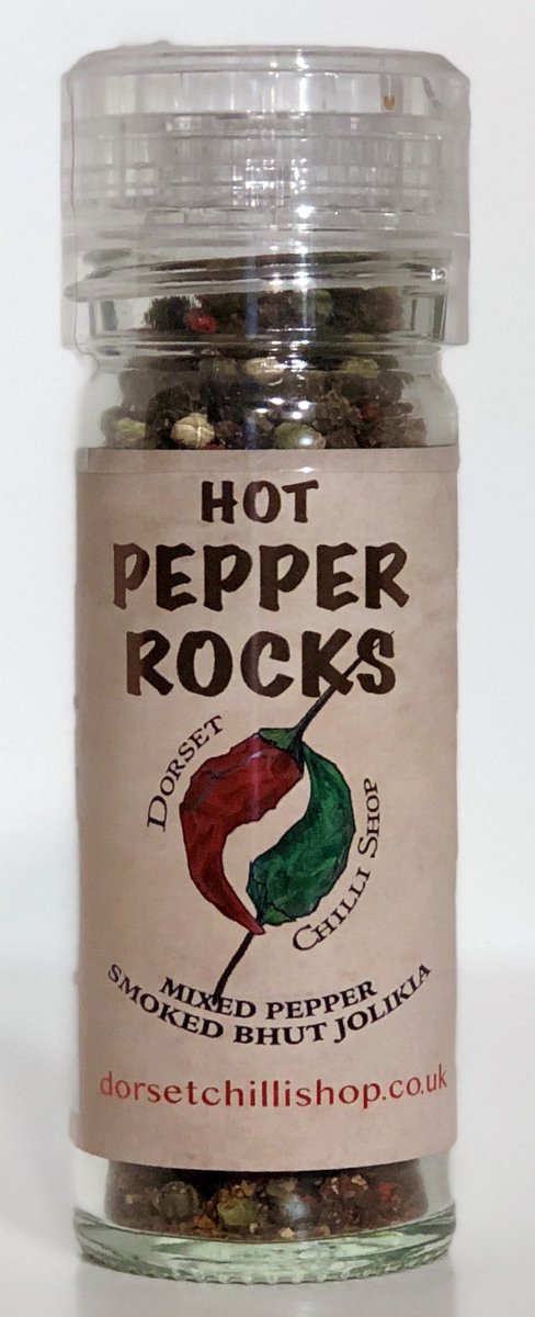 Melt Your Effing Face Off is now part of our full time range and can be purchased on-line dorsetchillishop.co.uk/product/melt-y… &amp; NEW Hot Pepper Rocks mixed peppercorns &amp;smoked bhut jolokia dorsetchillishop.co.uk/product/hot-pe… #chilli #dorset #local #vegan