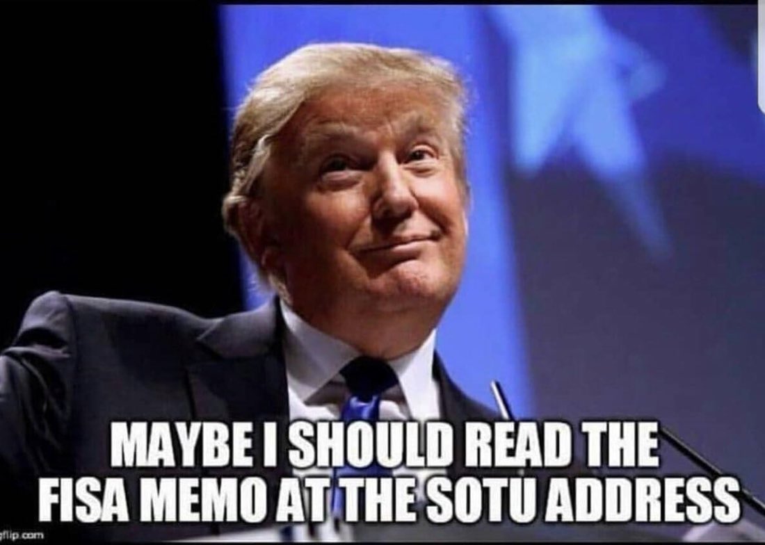 Carrie ❤️ America 🇺🇸 (@carrieksada) on Twitter photo Growing Calls for <a href="/POTUS/">President Donald J. Trump</a> Trump to Read Explosive
FISA Memo During State of Union Address
#ReleaseTheMemo
#SOTU
thegatewaypundit.com/2018/01/growin… Growing Calls for <a href="/POTUS/">President Donald J. Trump</a> Trump to Read Explosive
FISA Memo During State of Union Address
#ReleaseTheMemo
#SOTU
thegatewaypundit.com/2018/01/growin…