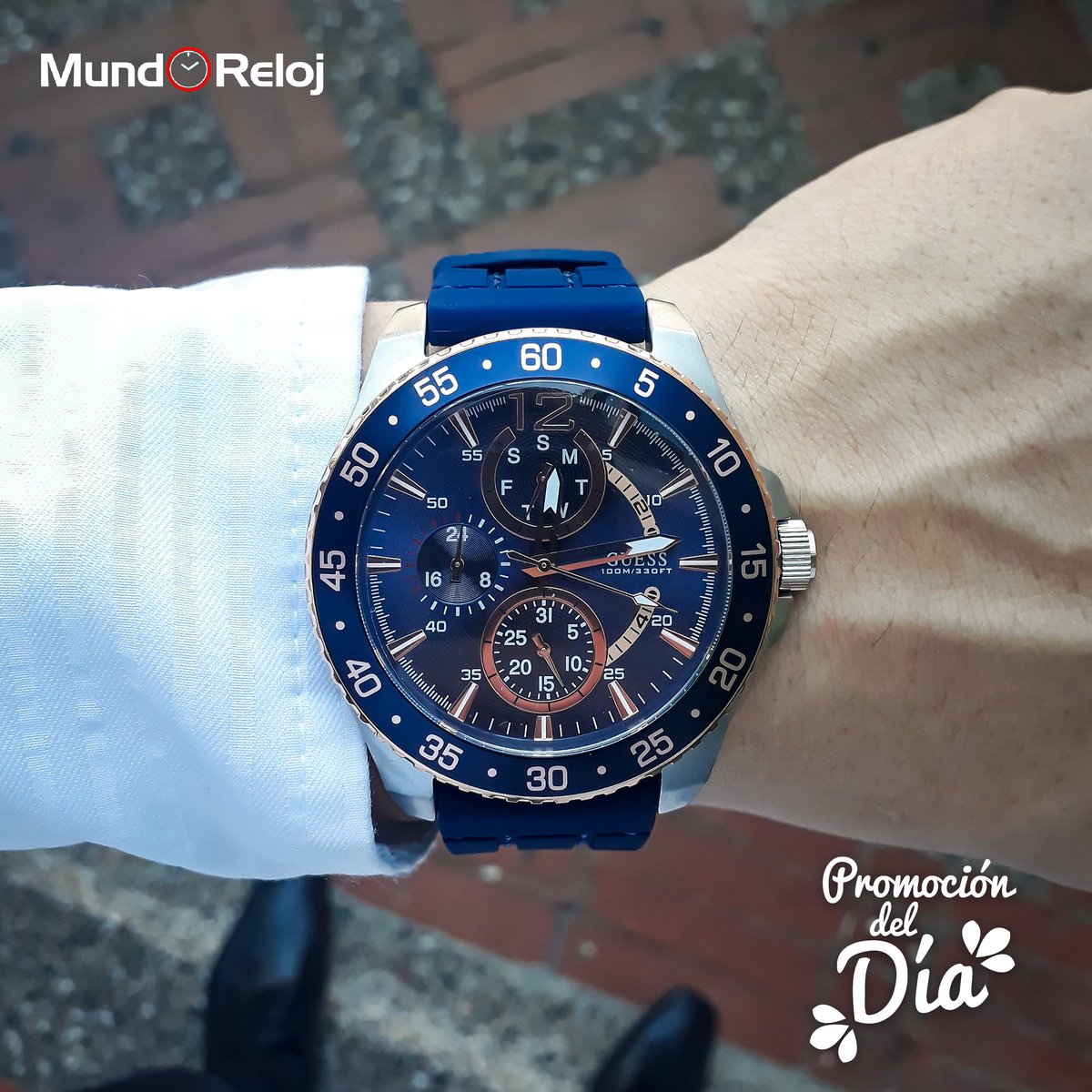 RELOJMUNDO's tweet photo. Promo del día reloj guess para caballero
Precio $690.000
Precio promo $469.900
O llévatelo a crédito en 4 cuotas de $202.900 sin cuota inicial
Punto de venta
🏢Cra 43# 75b - 187 local 1
📲Whatsapp: 3137374022
📨https://t.co/lX5ylIz0Kn
#guess #promocion #mundoreloj https://t.co/n6sjfrkFxg