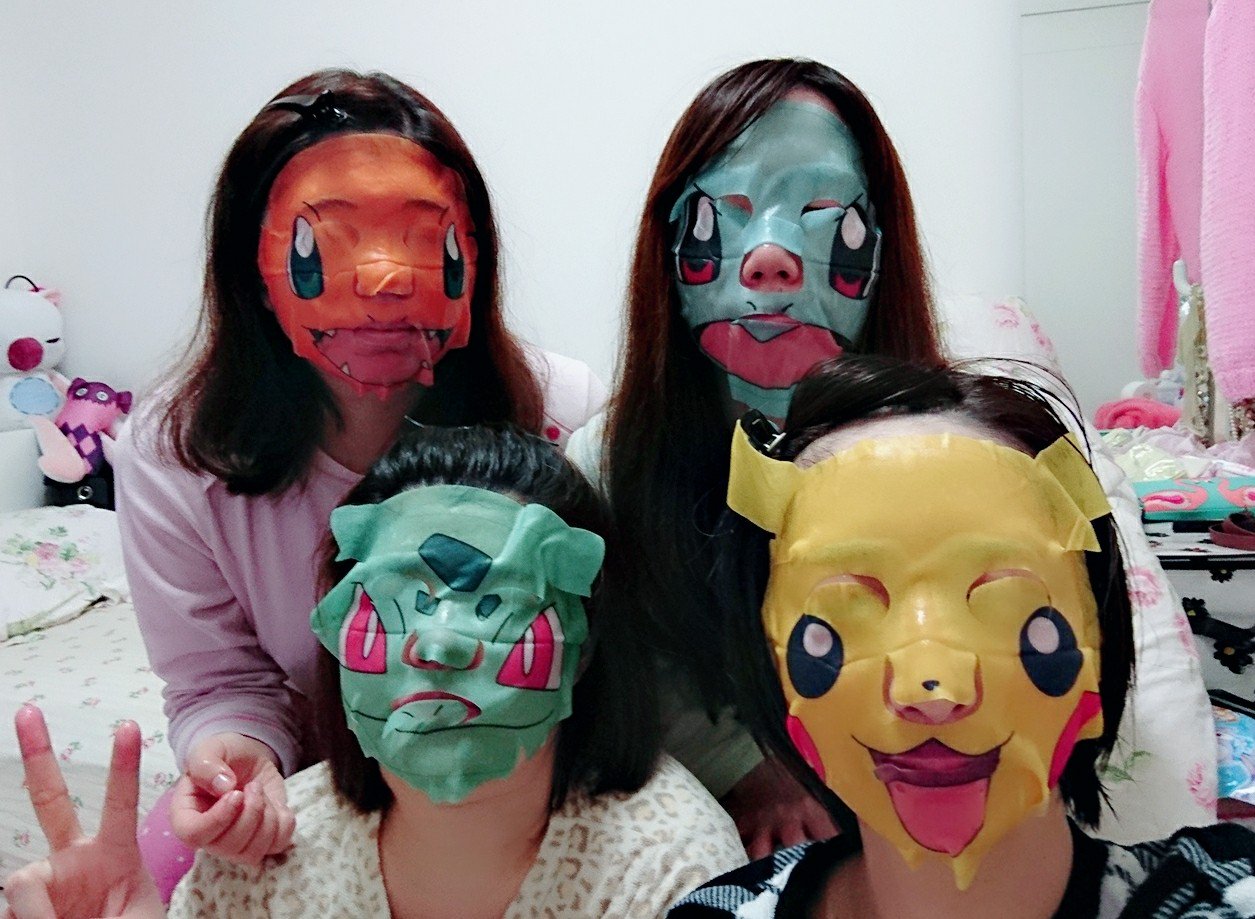 なめ子 可愛いと思って買ったポケモンフェイスパックです ご確認のほどよろしくお願いいたします T Co 07cnk0hw4n Twitter