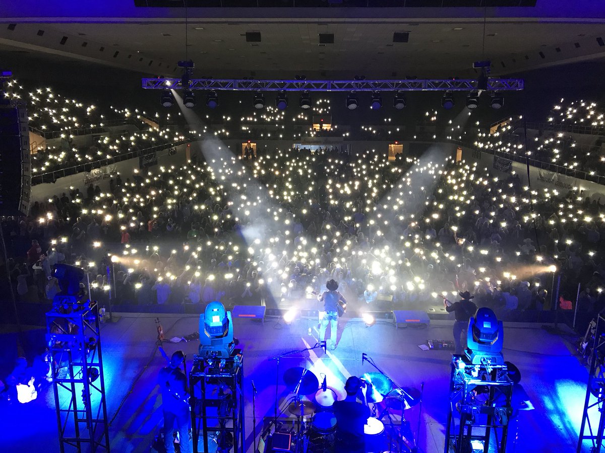 I have so many good memories at the Taylor County Expo Center, from the rodeos to seeing Kenny Chesney, The Beach Boys, etc...But last night tops them all. Thank you for packing the house. I love you Abilene :)