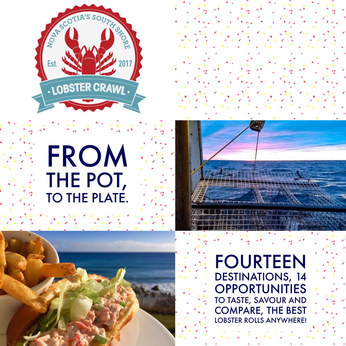 Lobster Crawl starts February 2nd! Enjoy 14 lobster rolls from 14 establishments on the South Shore. It is bound to be one the highlights of the festival. Check out the locations at LobsterCrawl.ca and get ready for some yummy seafood delights!  #sslobstercrawl