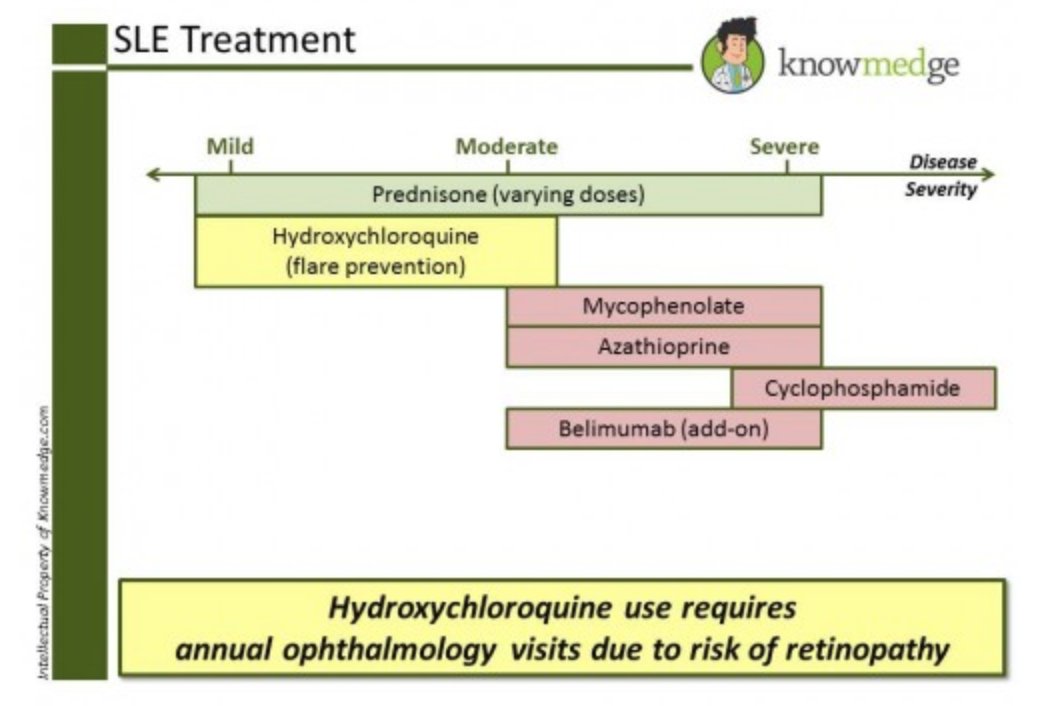RaviBhatiaMD's tweet photo. Lupus diagnosis and treatment for the boards and wards @knowmedge https://t.co/QReOiOrKee #ABIM #USMLE #MedEd #PAStudent https://t.co/A4Hnjqj8bR