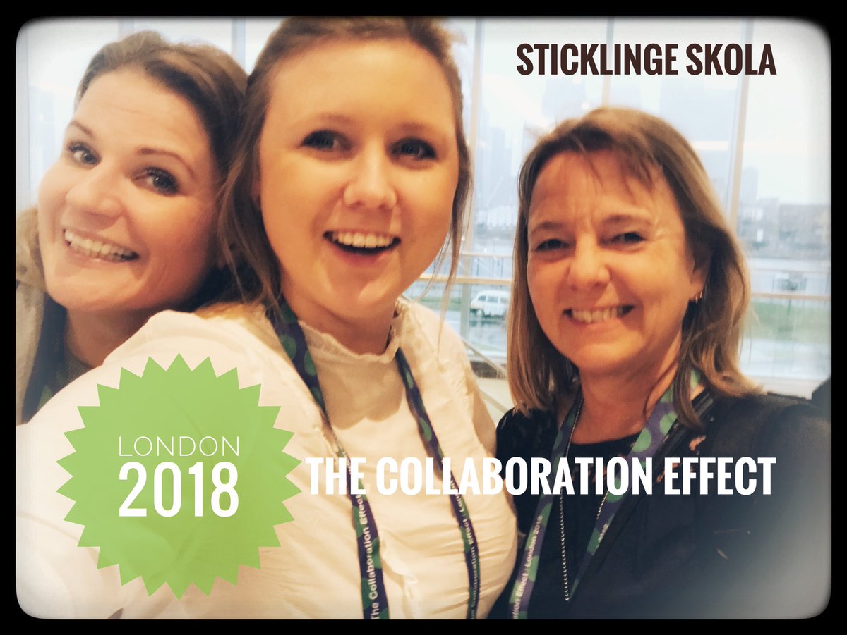 Fulla med inspiration efter The Collaboration Effect i London 🎉👍🏼 <a href="/AnnaLidingo/">Anna Carlén</a> <a href="/LJaktlund/">Lena Jaktlund</a> #linedu #lidskol