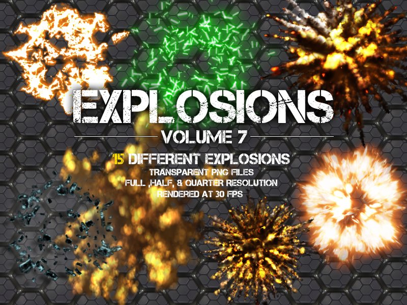 MakingGamesR's tweet photo. Now on sale! 15 Amazing Animated Explosions!! Hi-Res, multiple resolutions.  Only $2.15!!!
https://t.co/5swh0pdTg3 #GameDev #GlobalGameJam #GlobalGameJam2018 https://t.co/WCOPznlr9B
