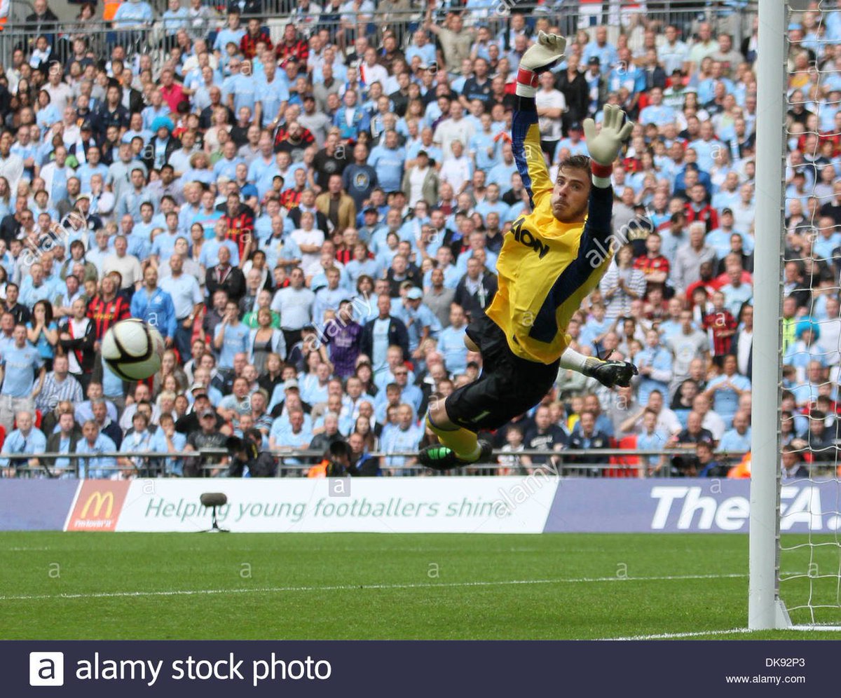 Summer 2011: United sign a skinny Spanish goalkeeper to replace the retiring Edwin Van der Sar. Phil Jones and Ashley Young are also purchased.