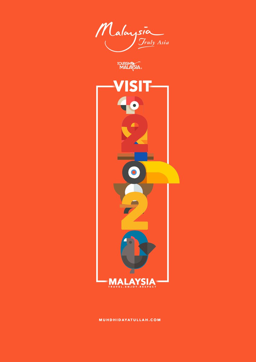 mhidayatullah__'s tweet photo. Ramai xpuas hati logo Visit Malaysia 2020  mcm tahun 1901 zaman perang jepun. Aku pun buatlah satu logo dalam masa 30 minit sebagai tanda protes. aku rasa kementerian pelancongan boleh upah ramai lagi graphic designer yang power. Diorg ambil mudah benda ni. Geram aku tgk. https://t.co/fx2idGHB7Y