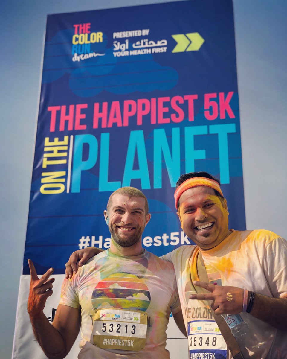 ineeshadvs's tweet image. Fabulous &amp;amp; #Happiest5K Run @TheColorRunQA #Qatar #ColorRun2018